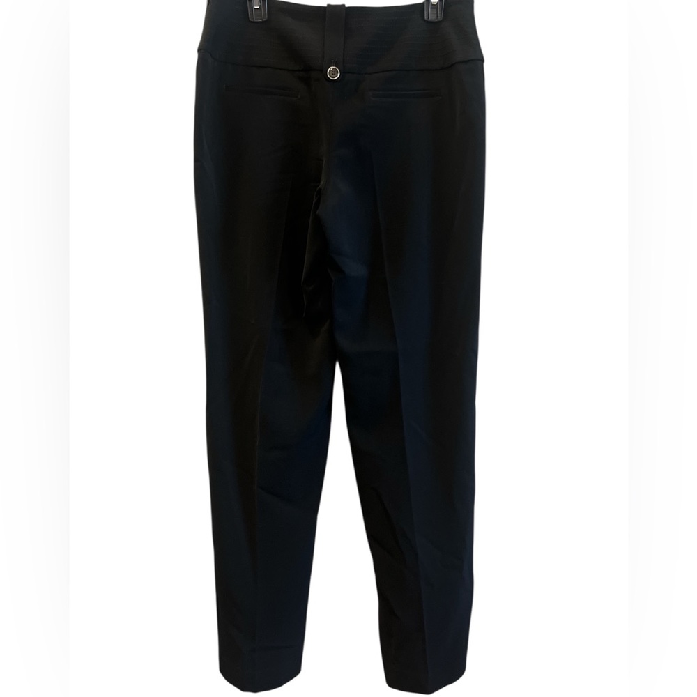White House Black Market Black Straight-Leg Dress Trousers - Picture 3 of 10